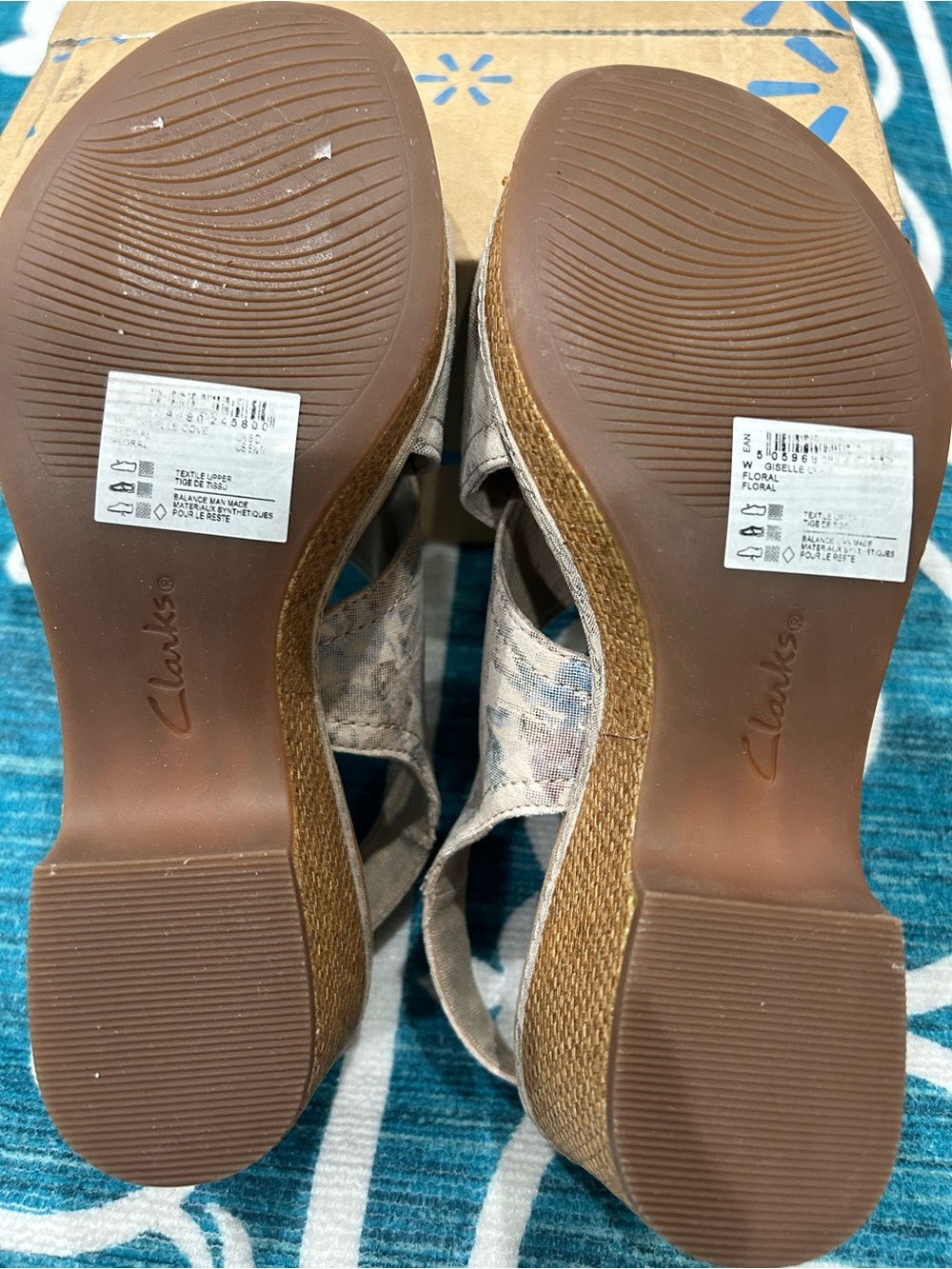 Clarks Giselle Cove Wedge Slingback
Sandal, Floral Textile - Picture 7 of 8